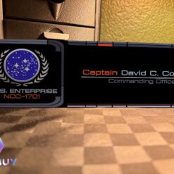 Alternative view of Star Trek Federation LCARS Personalized Sign