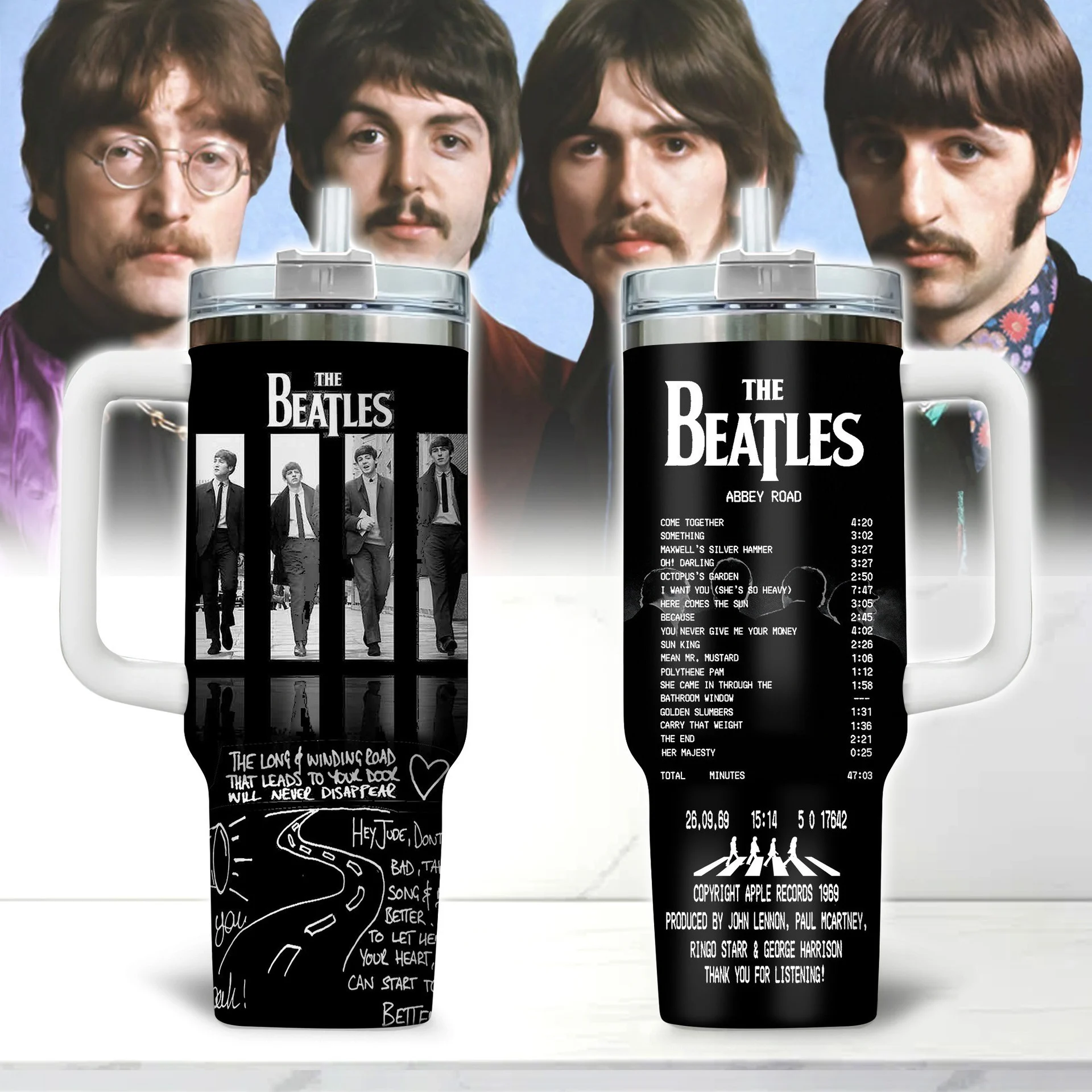 The Beatles 40oz Stanley Tumbler - THK119579