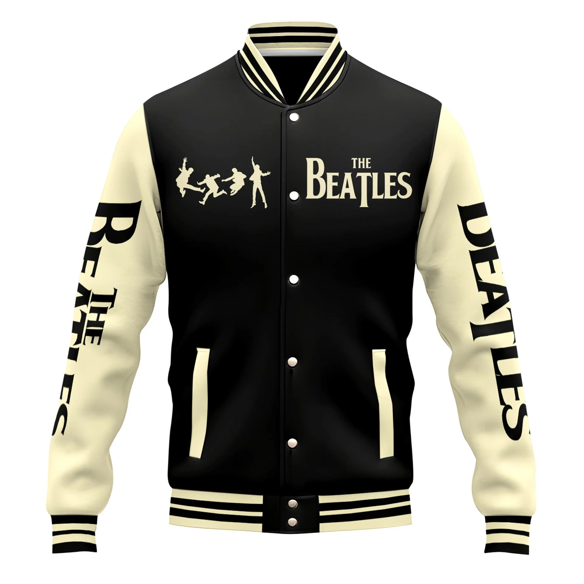 The Beatles 3D Varsity Jacket- THK119562 - Image 3