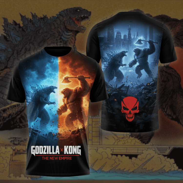 Godzilla King Of Monsters 3D T-Shirt -THK119382