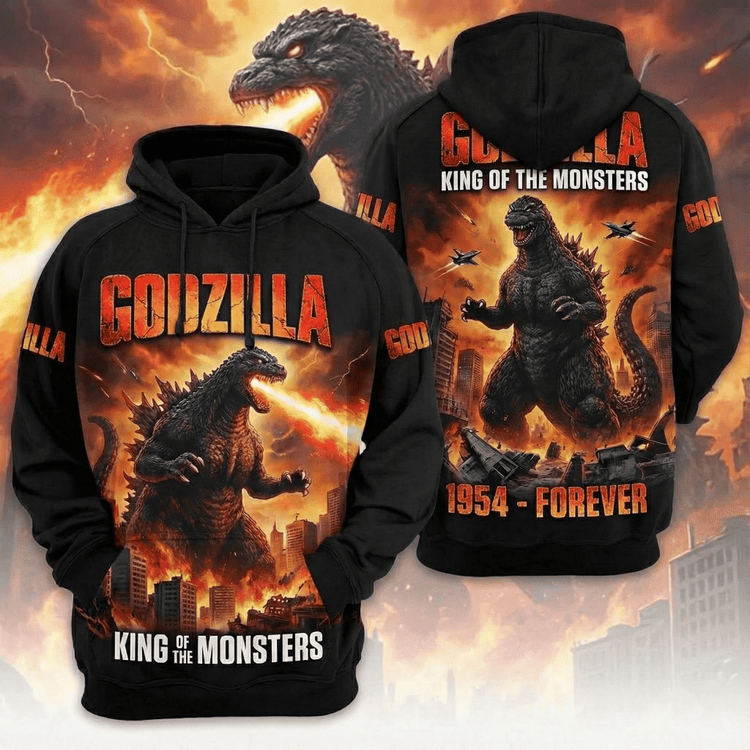Godzilla King Of Monsters 3D T-Shirt -THK119368 - Image 2