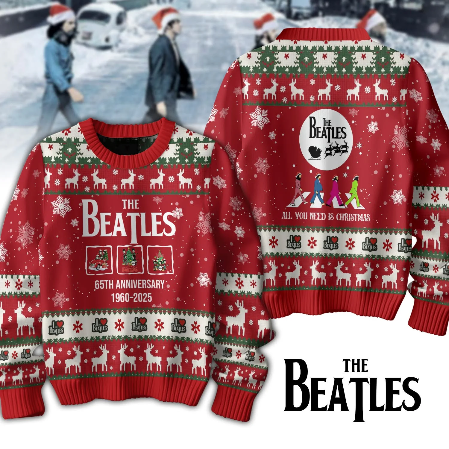 Limited Edition Ugly Sweater The Beatles - THK119539
