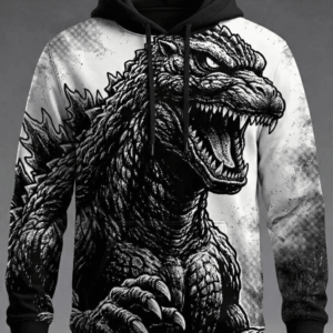 Alternative view of Godzilla King Of Monsters 3D T-Shirt