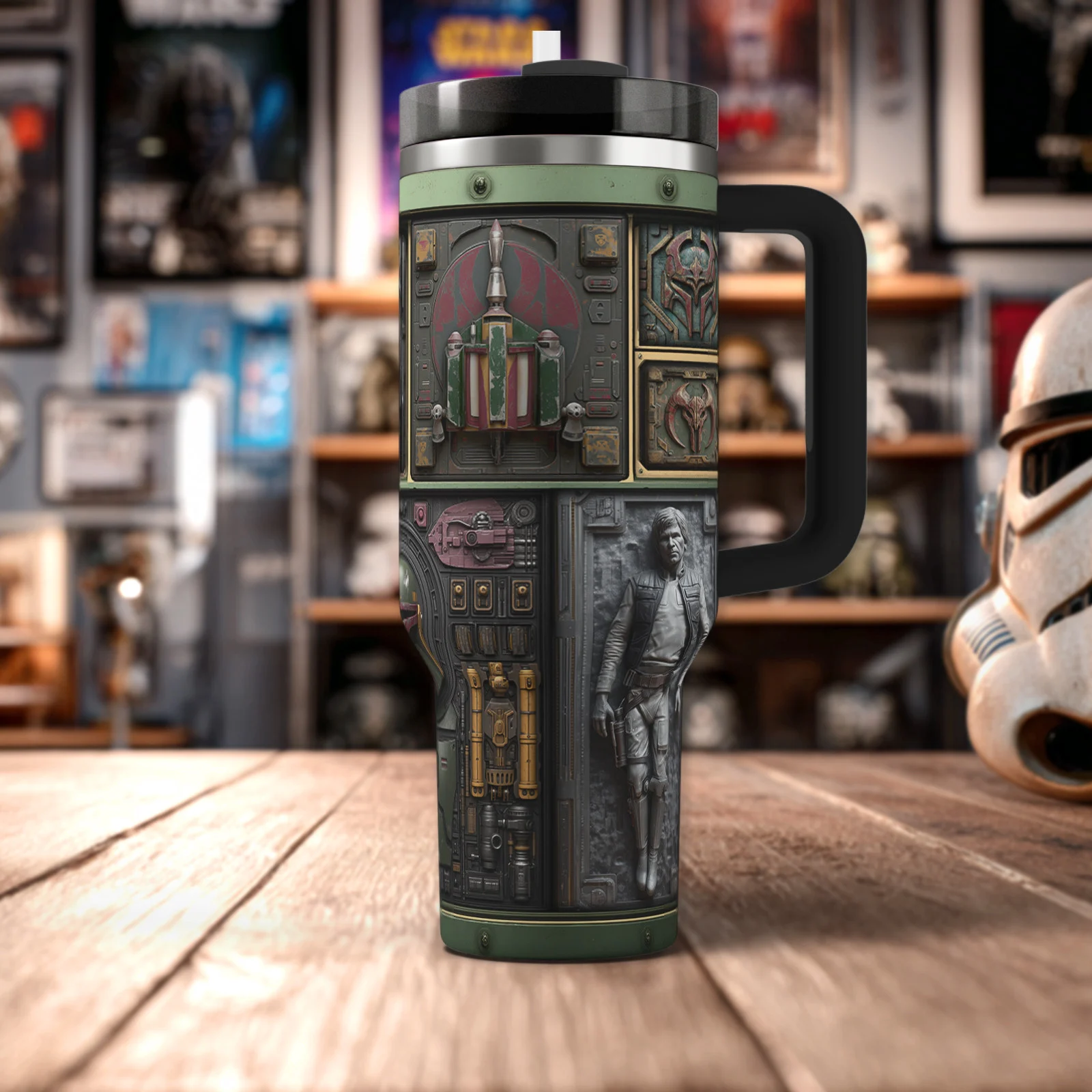 Star Wars Bounty Hunter Armory 40oz Stanley Tumbler - Image 3