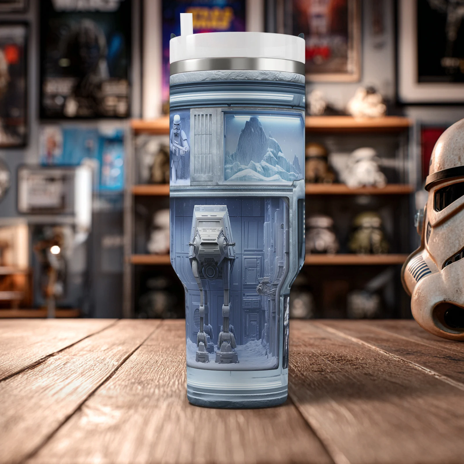 Star Wars Ice Planet Panel 40oz Stanley Tumbler - Image 2