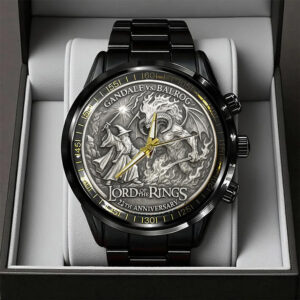 The Lord of the Rings Black Stainless Steel Watch -THK119878