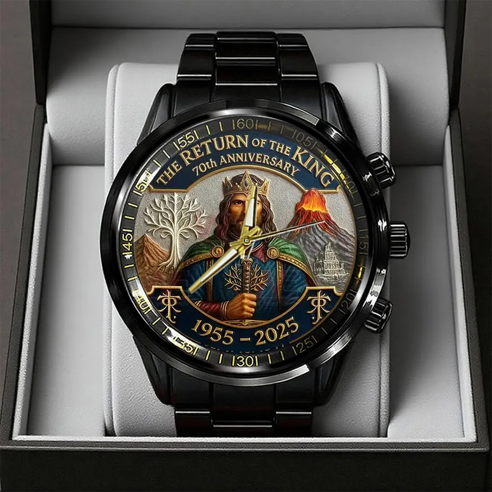 The Lord of the Rings Black Stainless Steel Watch-THK119884