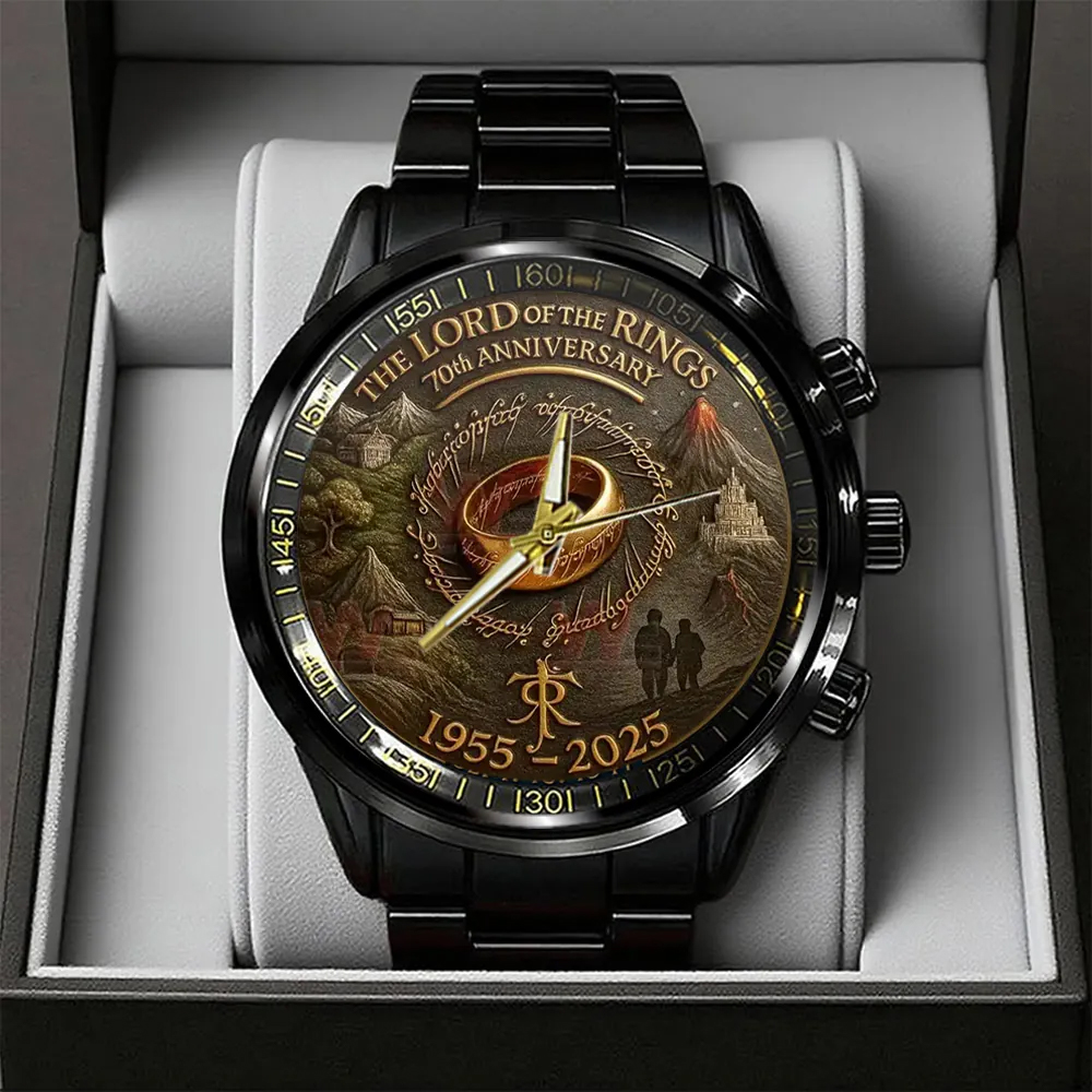 The Lord of the Rings Black Stainless Steel Watch -THK119881