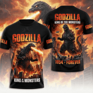 Godzilla King Of Monsters 3D T-Shirt -THK119368