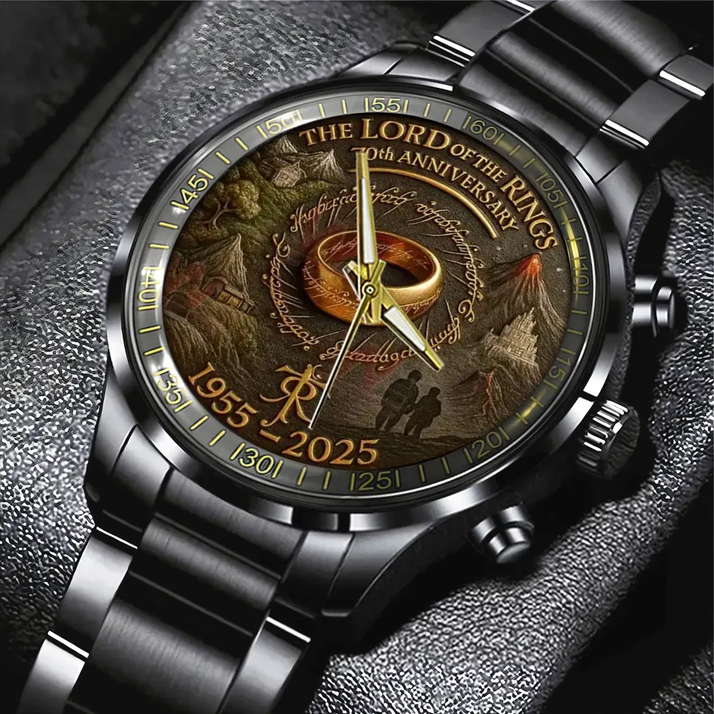 The Lord of the Rings Black Stainless Steel Watch -THK119881 - Image 2