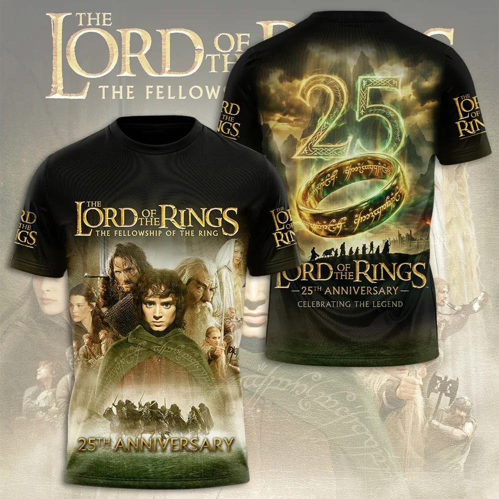 The Lord of the Rings 25th Anniversary 2026 3D Apparel -THK119673
