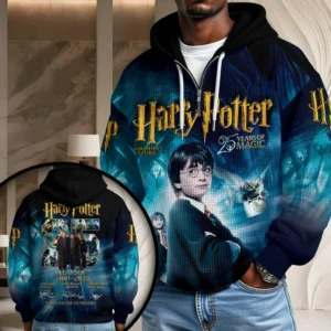 Harry Potter 25th Anniversary 3D Unisex Waffle Hoodie