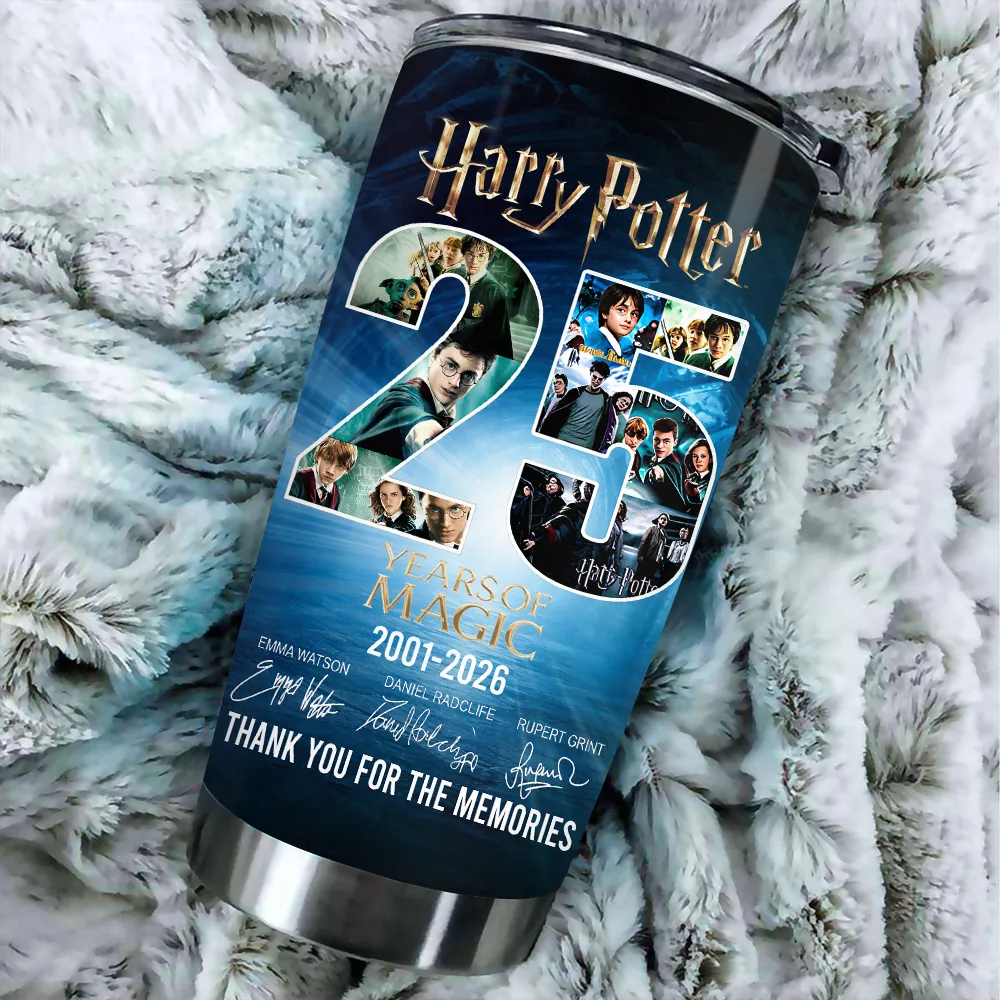 Harry Potter 25th Anniversary Tumbler Cup- THK120307 - Image 3