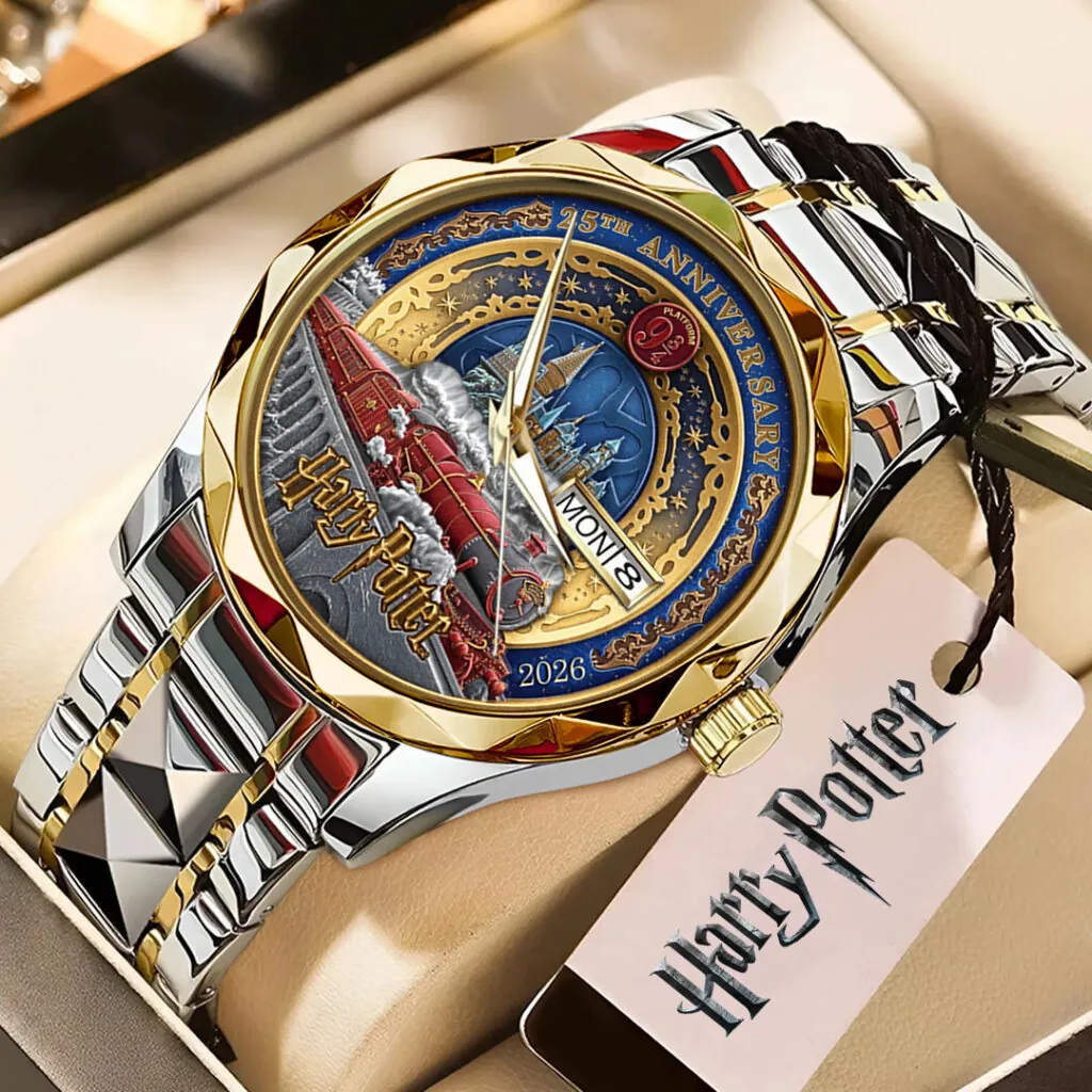 Harry Potter 25th Anniversary Alloy Luxury Quartz Watch-THK120365
