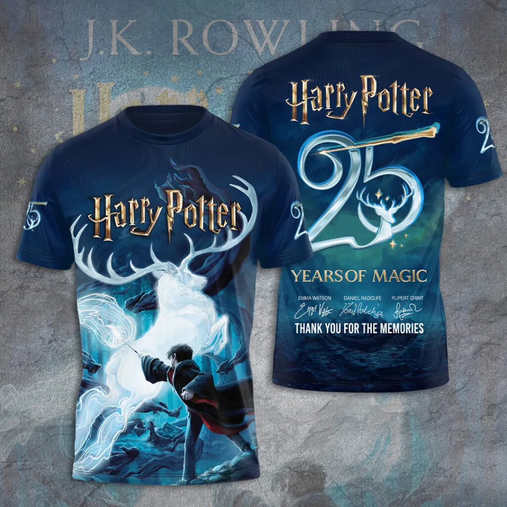 Harry Potter 25th Anniversary 3D Apparel