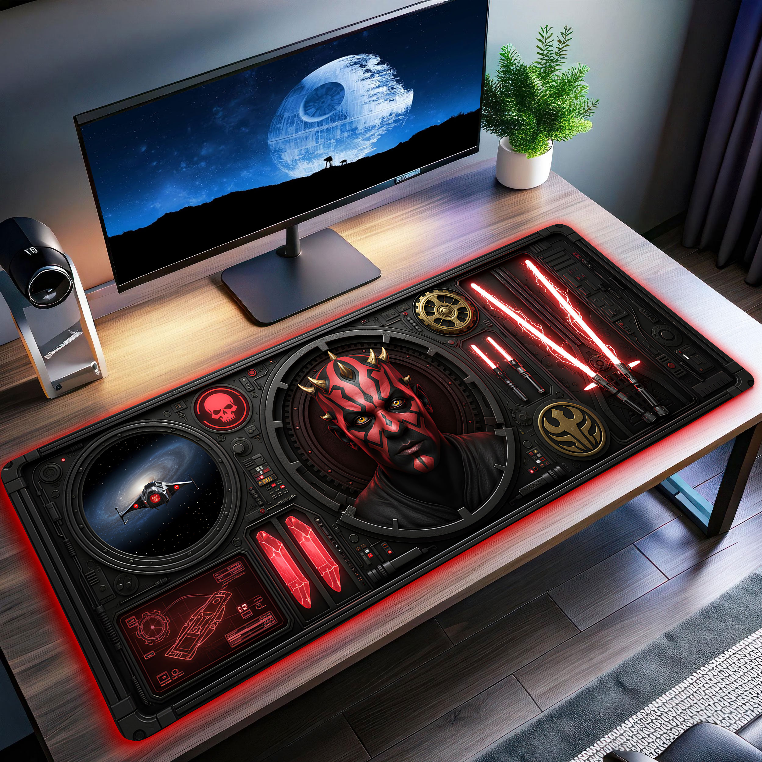 Star Wars Maul LED Desk Mat