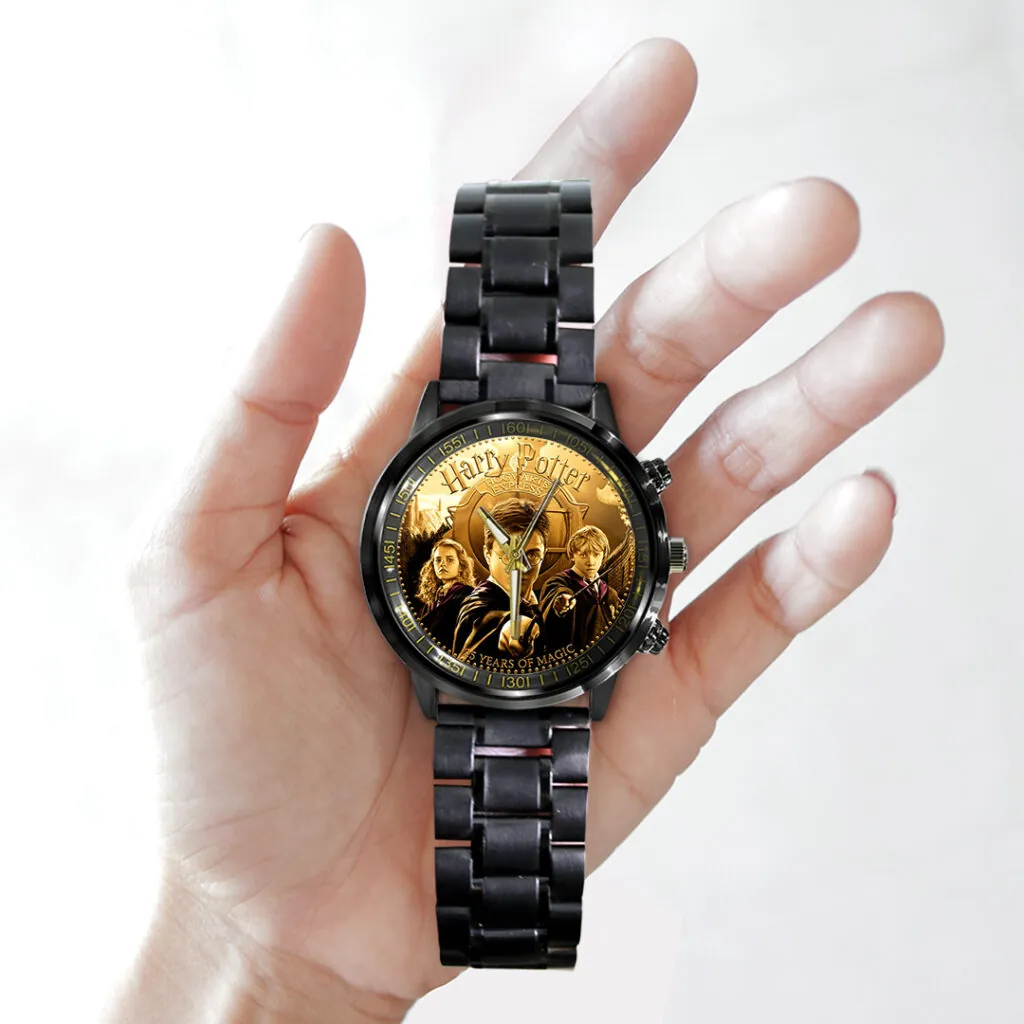 Harry Potter 25th Anniversary Black Stainless Steel Watch- THK120333 - Image 4