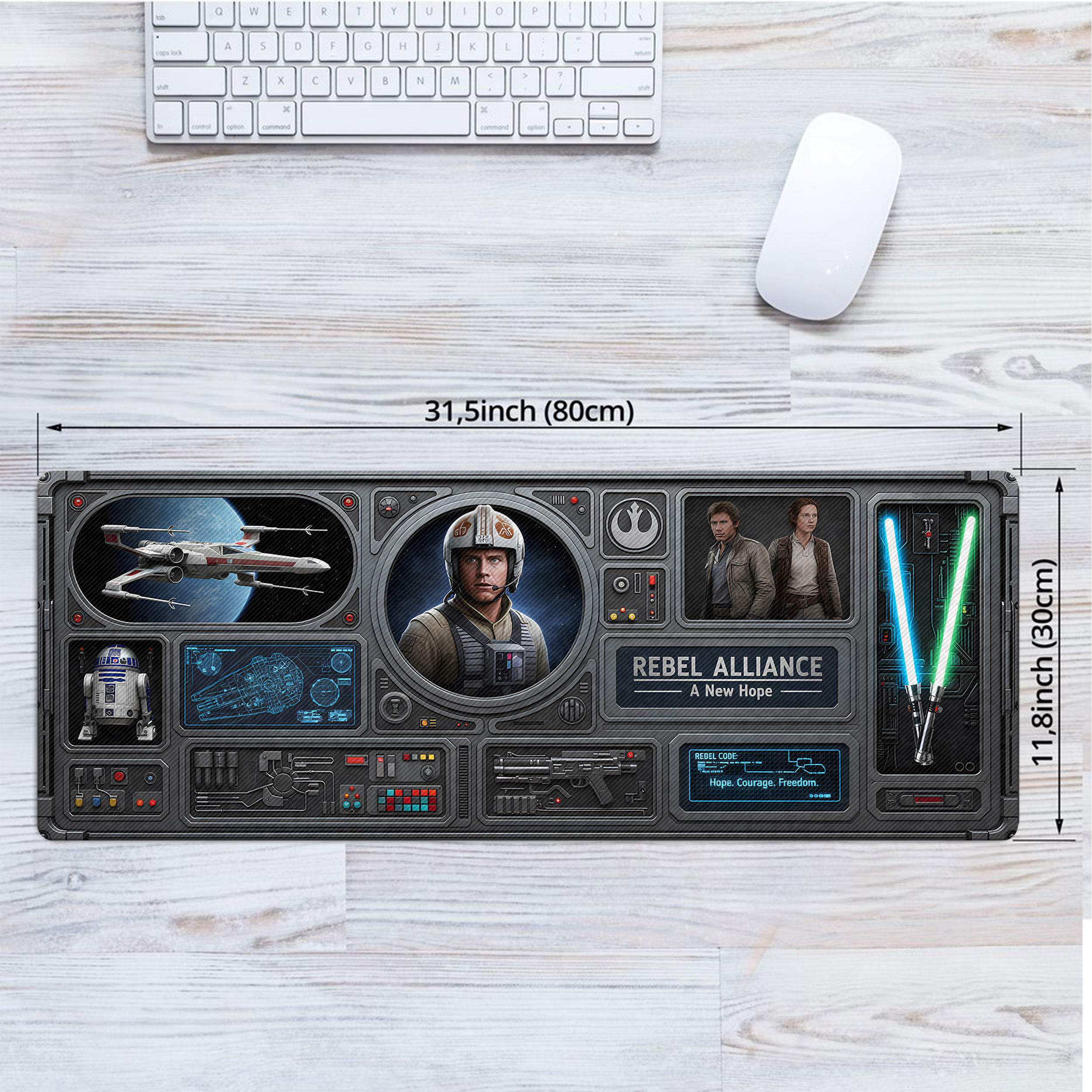 Star Wars Rebel LED Desk Mat - Image 3