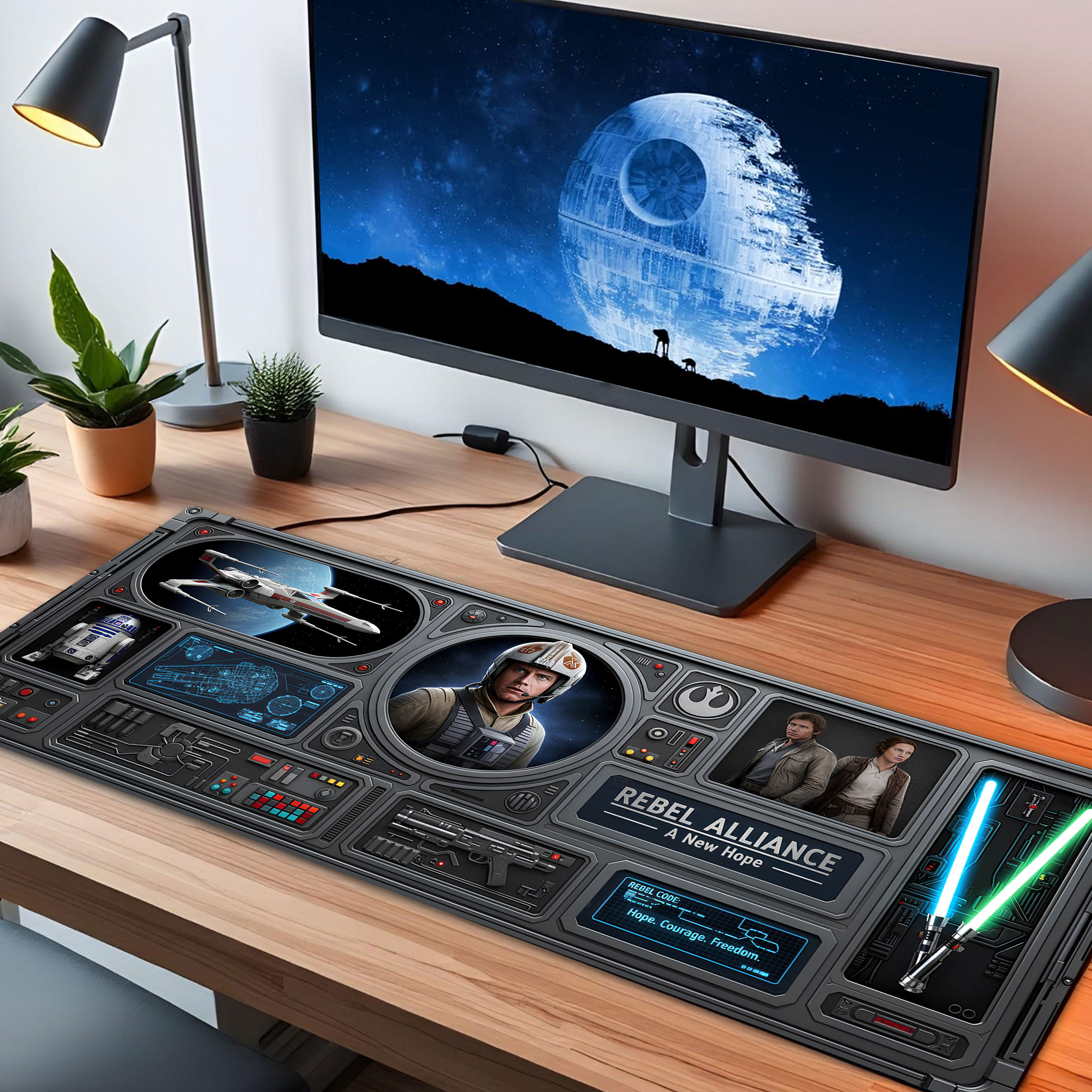 Star Wars Rebel LED Desk Mat - Image 2