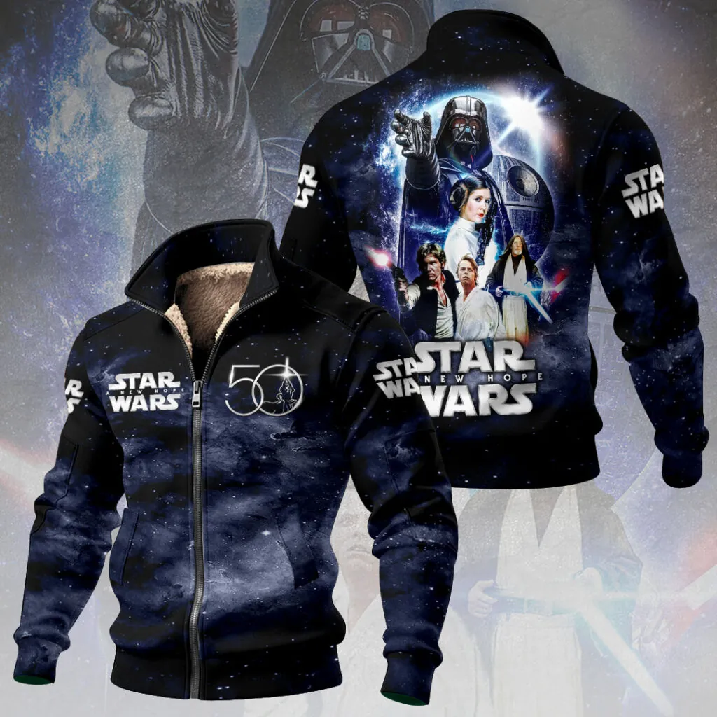 Star Wars 60th Anniversary Thick Knit Fleece Jacket - THK119218