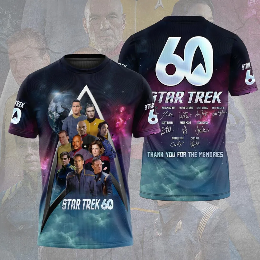Star Trek 60th Anniversary 3D Apparel