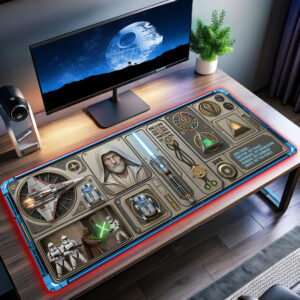 Star Wars Jedi LED Desk Mat