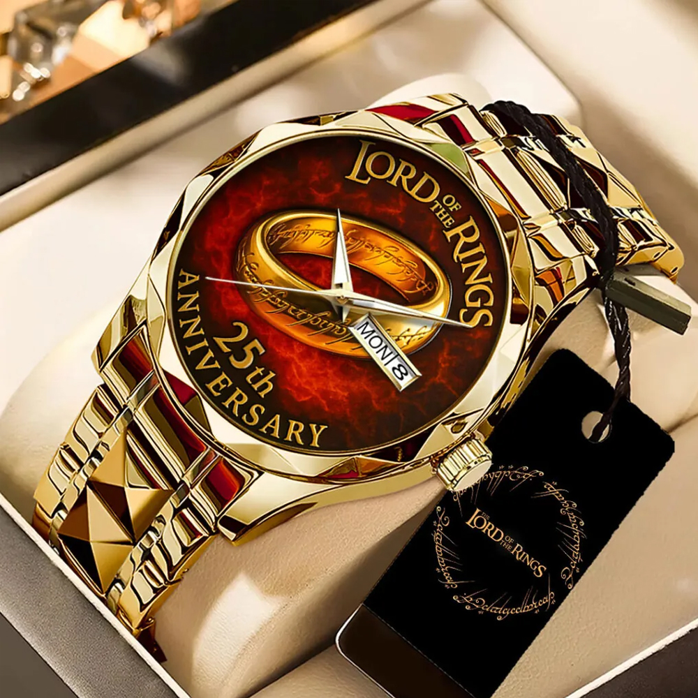 The Lord of the Rings 25th Anniversary 2026 Alloy Luxury Quartz Watch