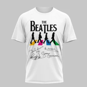 Alternative view of The Beatles 65th Anniversary 3D Shirt