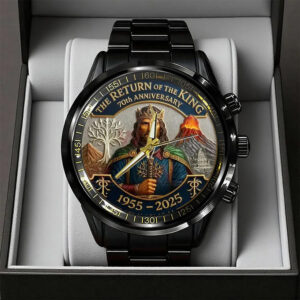 The Lord of the Rings Black Stainless Steel Watch-THK119884