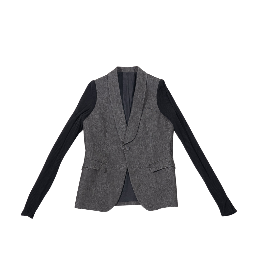 Tuxedo Jacket in Denim