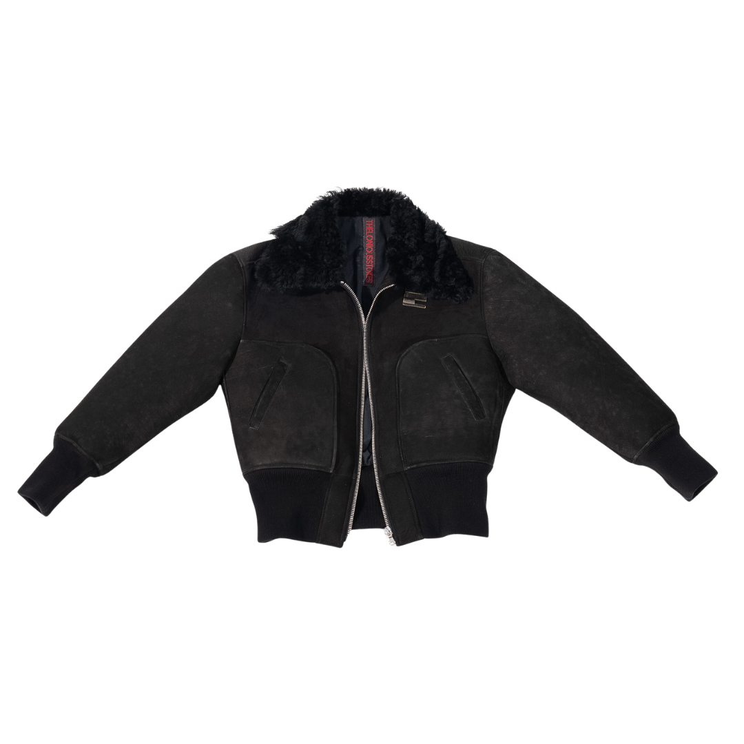 Riders Coat in LambSkin with Shirling