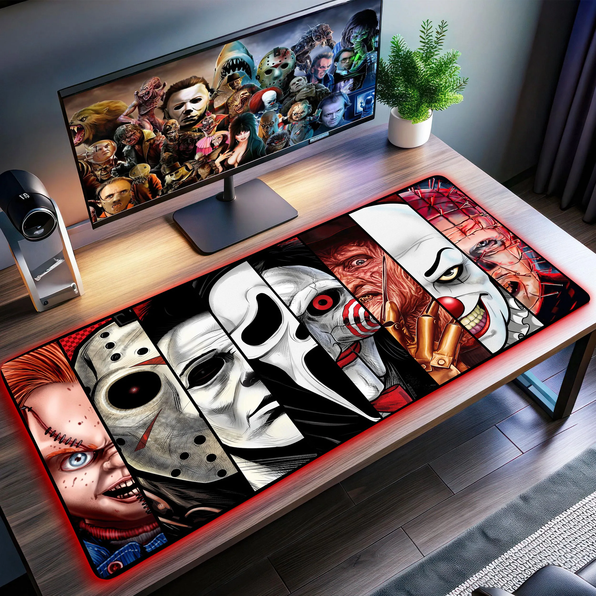 Horror Movie LED Desk Mat