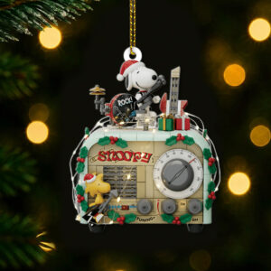 Peanuts Snoopy Radio Christmas Ornament