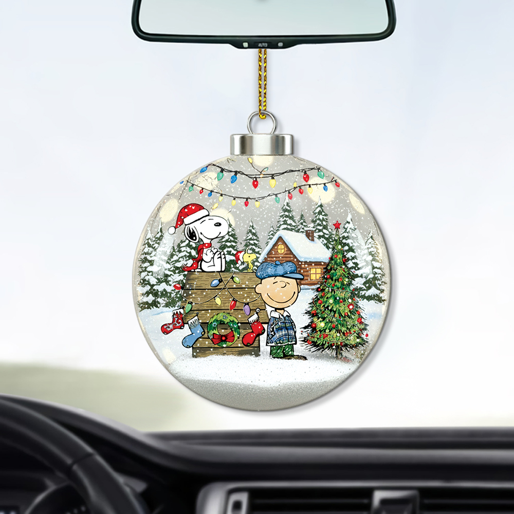 Snoopy And Charlie Brown Christmas Ornament - Image 6