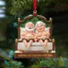 Personalized Gifts For Lovely Old Couple Christmas Ornament