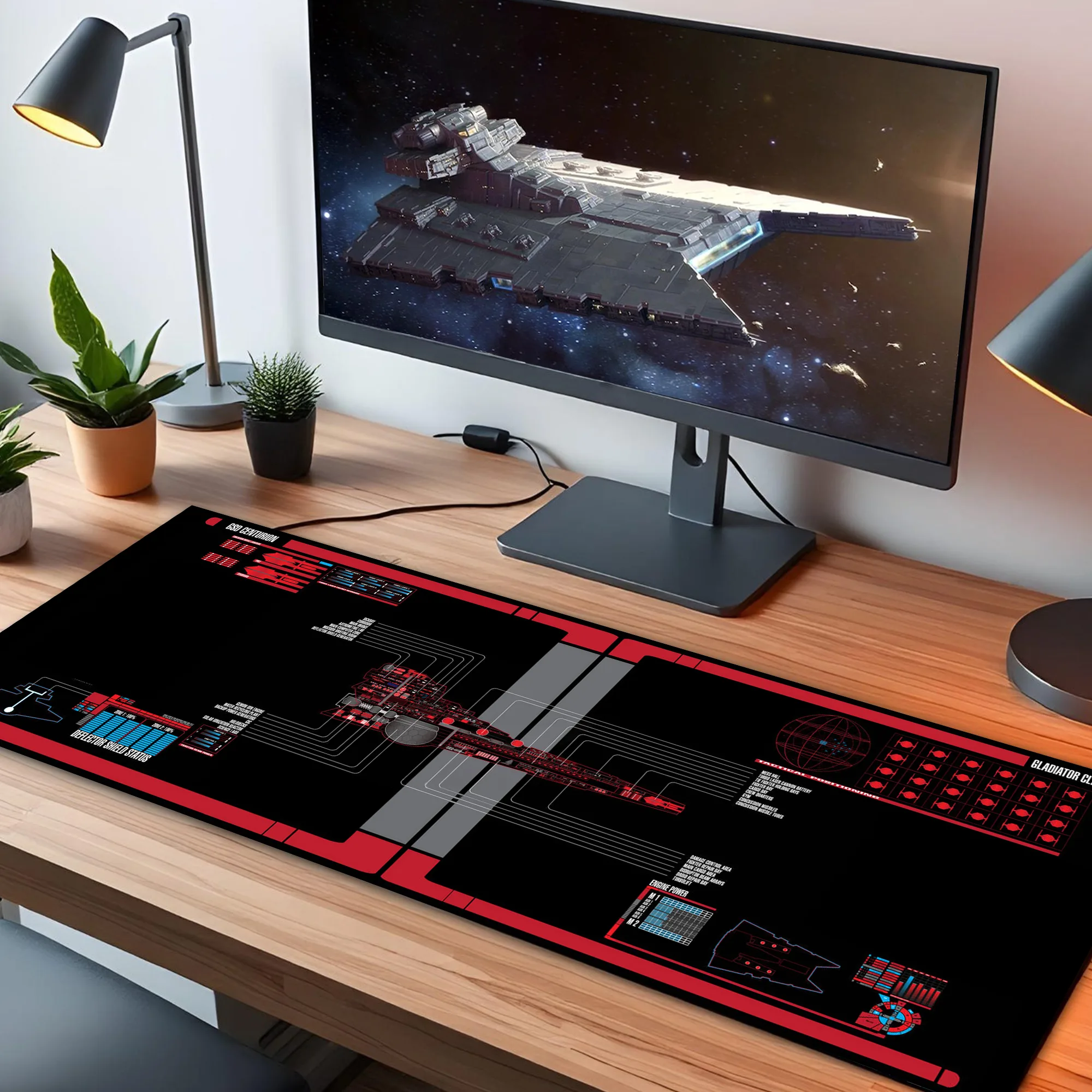 Star War Gladiator Star Destroyer LED Desk Mat