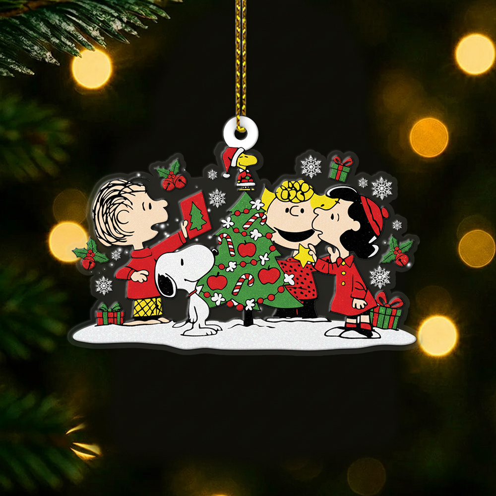 Snoopy And Friends Tree Christmas Ornament