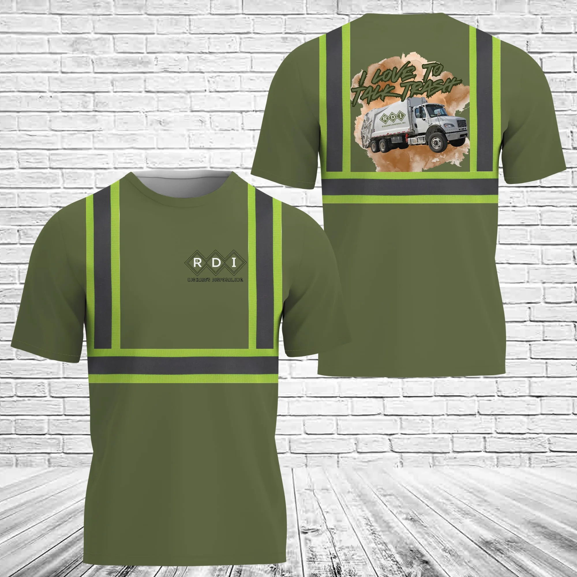 Richard's Disposal Reflective 3D T-Shirt Version 2