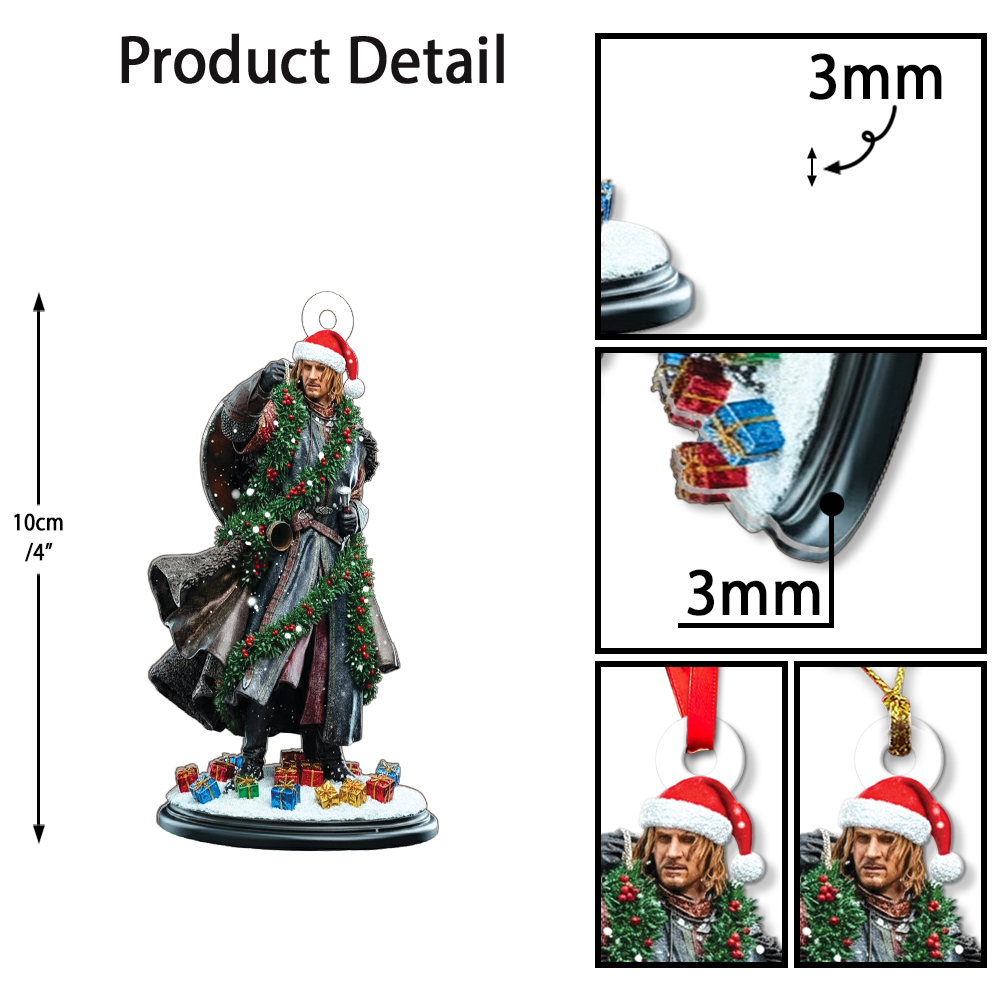 Lord of the Rings Boromir Christmas Ornament - Image 7