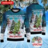 Personalized Grinch Couple Christmas Knitted Sweater