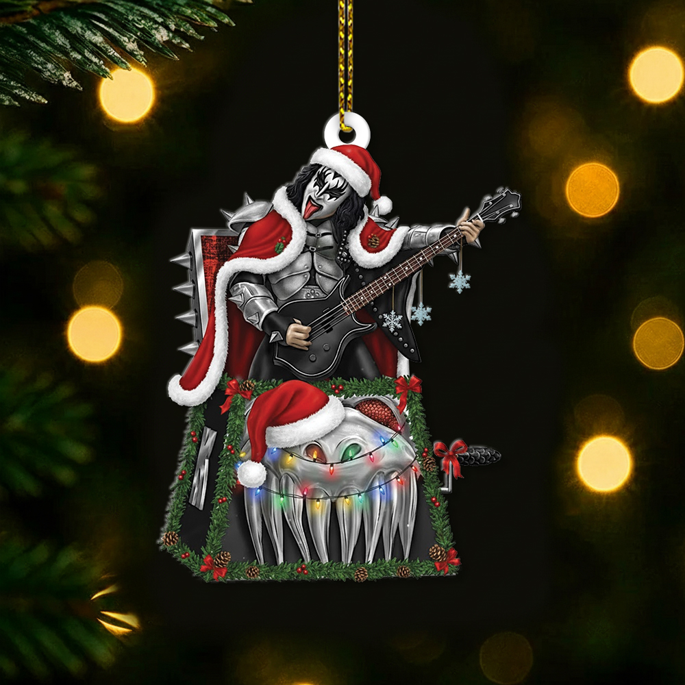 KISS "The Demon" Jack-In-The-Box Christmas Ornament - Image 7