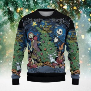 Alternative view of The Nightmare Before Christmas Knitted Sweater