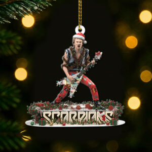 Scorpions Band Rudolf Schenker Christmas Ornament