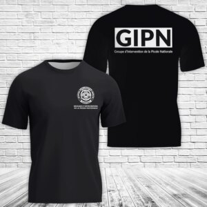 National Police Intervention Groups (GIPN Groupes d'Intervention de la Police Nationale) 3D T-Shirt