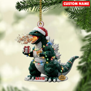 Godzilla Christmas Ornament