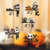 Jack And Pumpkin Nightmare Before Christmas Skeleton Door Corner