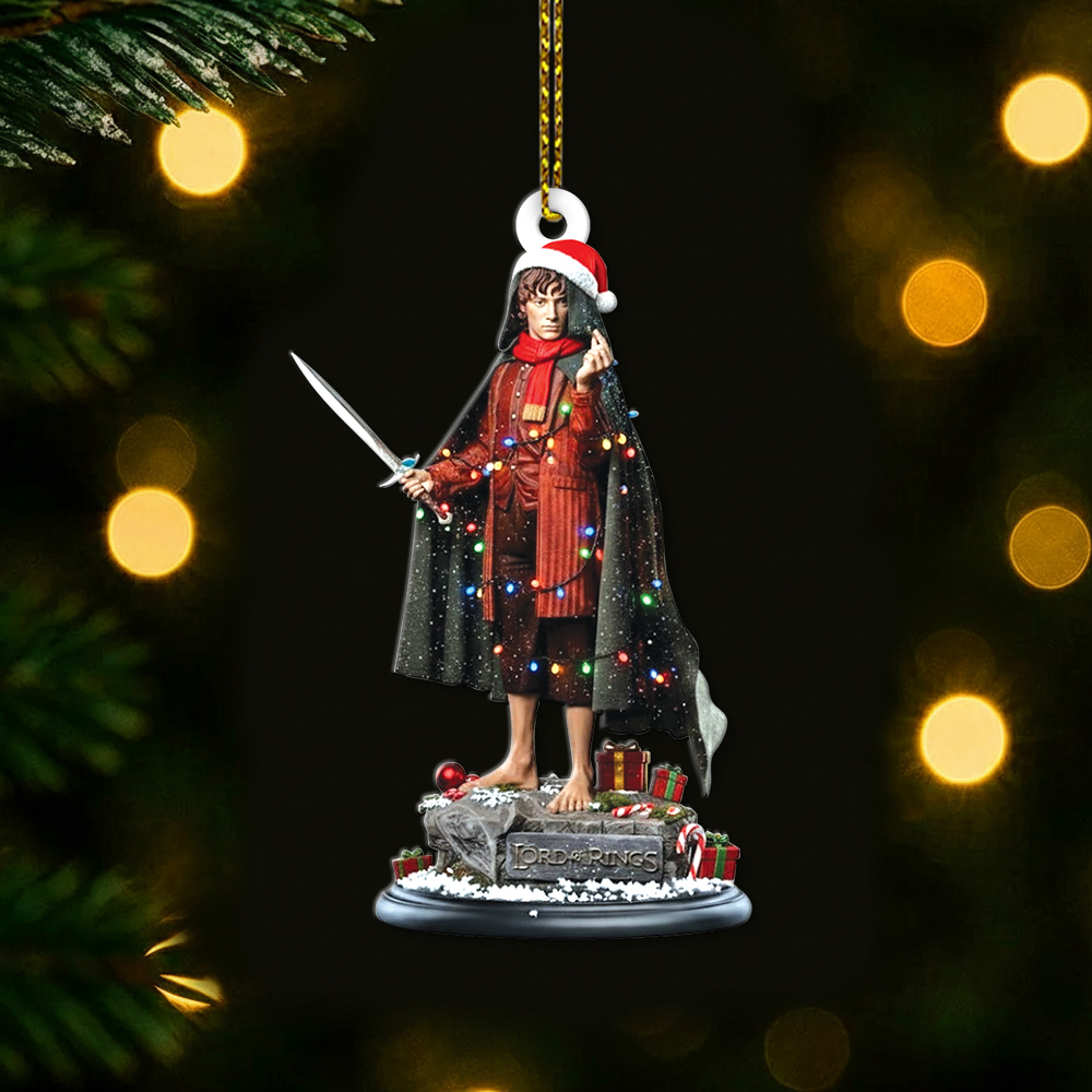 Lord of the Rings Frodo Baggins Christmas Ornament - Image 7
