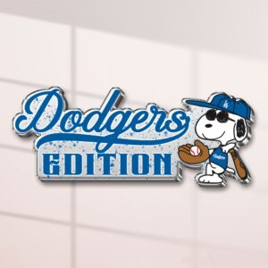 Alternative view of Los Angeles Dodgers Edition Laser Engraved or 3D Inlayed Car Name