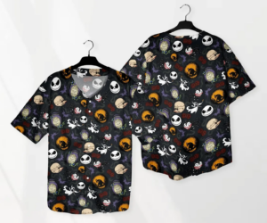 Pumpkin King and Oogie Boogie The Nightmare Before Christmas Baseball Jersey