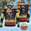 Gothic Christmas Skeleton Family Nightmare Jack and Sally Christmas Knitted Sweater